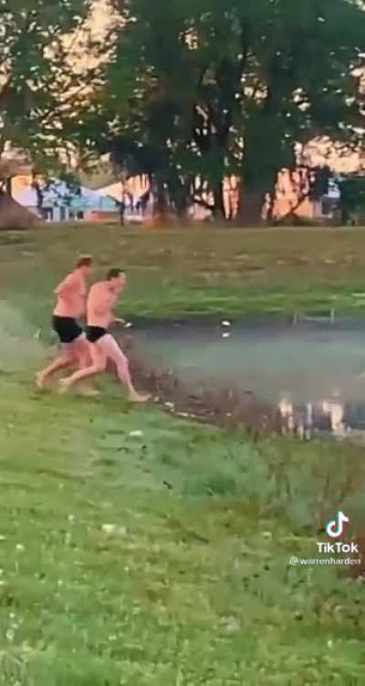 The waters are clearly gator infested