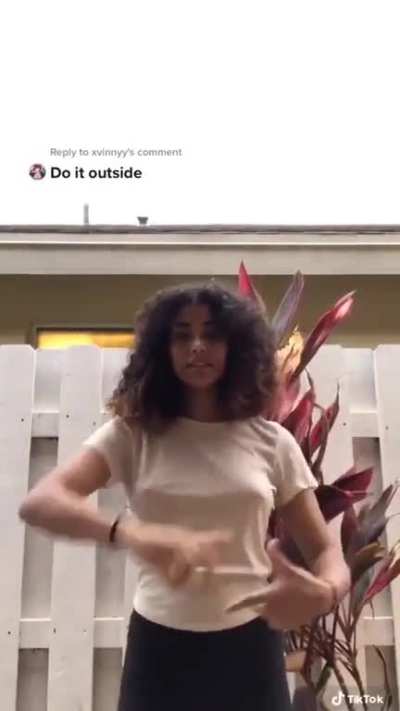 Outside