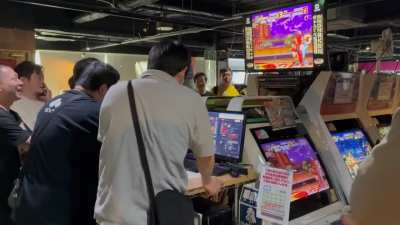 Boom, I just realized who this is, it seems to be one of the originals of the Mikado Game Center robot girl!!!! That is so cool. Here&rsquo;s some video for you of the action today at Mikado.