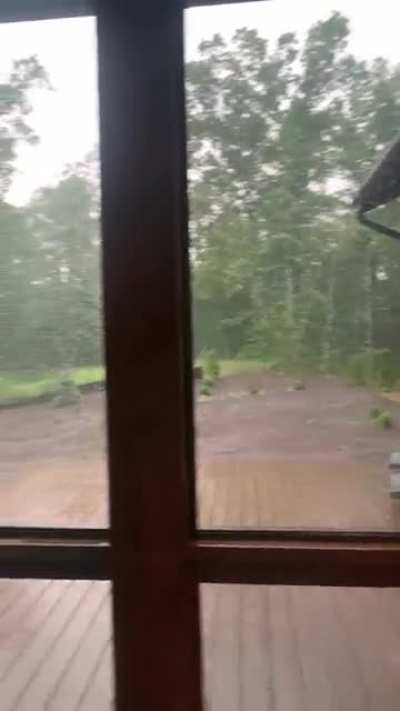Hardest rain I&rsquo;ve seen in a long time
