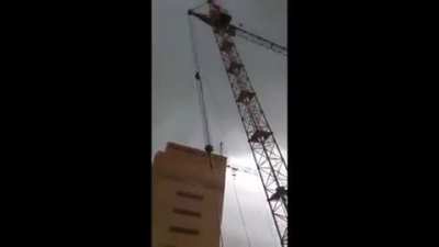 WCGW if strong wind hits the tower cranes?