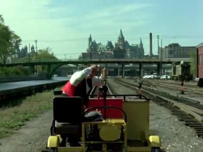 This Day In Buster&hellip;October 2, 1965
"The Railrodder" is released. The late Gerald Potterton was the director of this short commissioned by the National Film Board of Canada but as the documentary &ldquo;Buster Keaton Rides Again&rdquo; shows, it was a collaborative ef