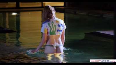Hannah Hayes Pool Thong