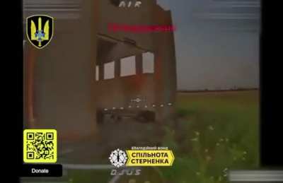 Ukrainian drone of SBU SF “Alpha” eliminates two Russian soldiers during them performing oral sex, June 2025