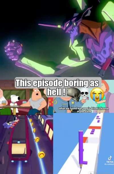 boring ahhh evangelion 😮&zwj;💨😴
