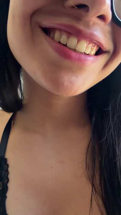 because I know you’re staring at my lips
