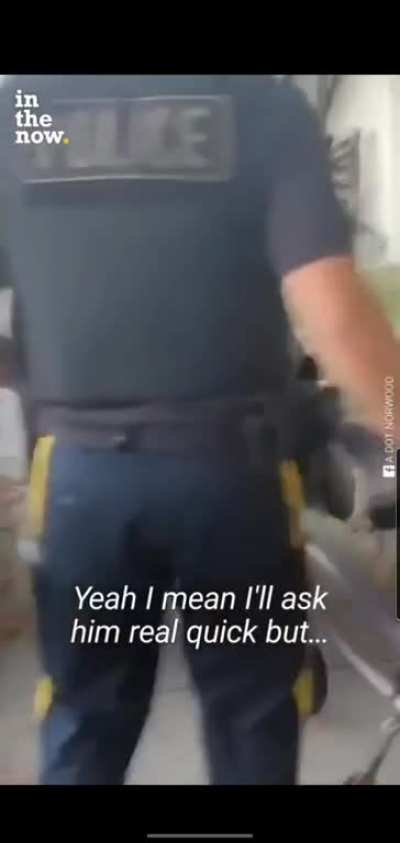 Black man arrested for not having a bell on his bike.