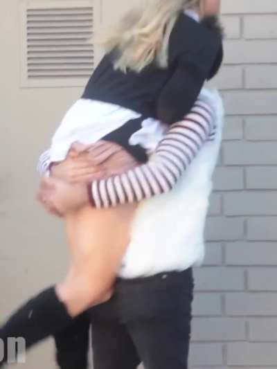 Pink skirt