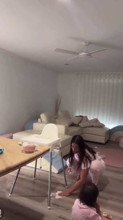 Bending over 