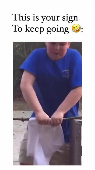 God gave his strongest soldier the most durable stick