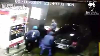 Gas station bandits take an L