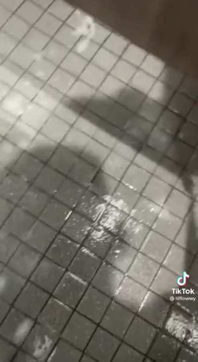 Helpin' the homie out in the shower