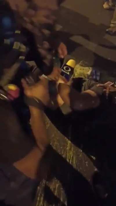 Reportero de Televisa herido en manifestaciones en Per&uacute;