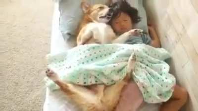 Hogging the bed
