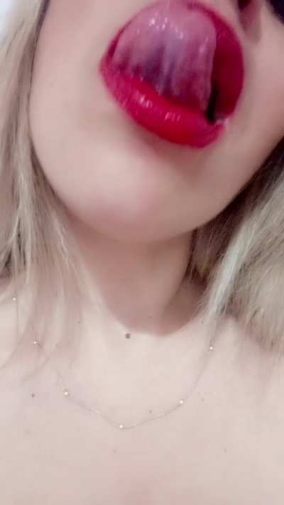 This mouth is perfect and my kisses are unique