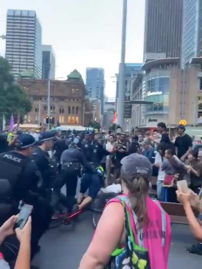 Incident between NSW Police and Protester