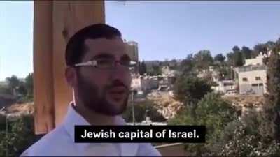 "Is it at the Arab's expense? Yes. But our government institutions were also built at the expense of Arabs who lived here. So was the state itself."