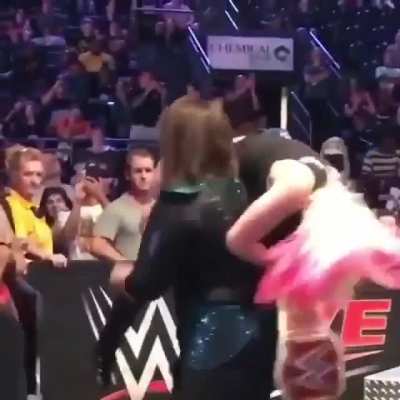 WWE post match