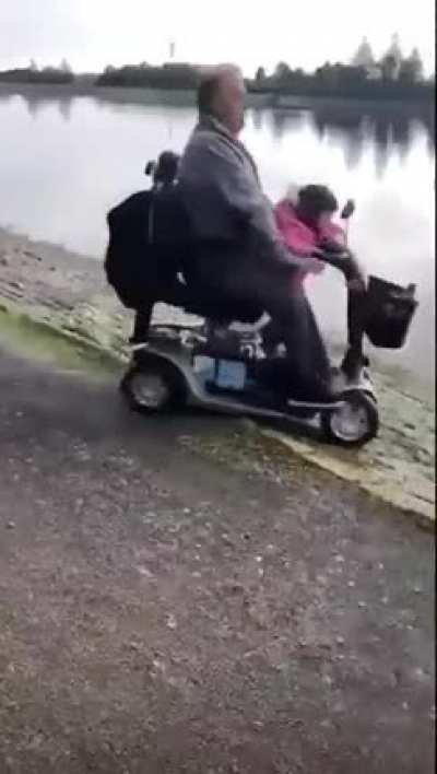 For just standing there watching instead of going to help