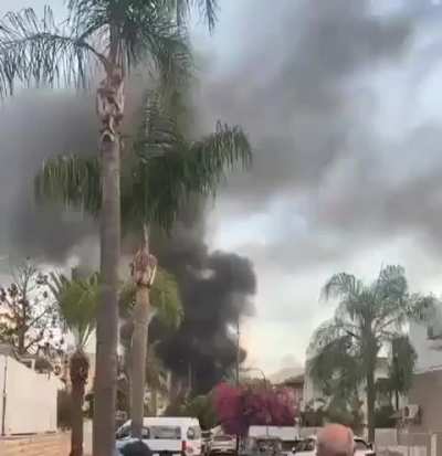 Hezbollah rockets in Haifa 