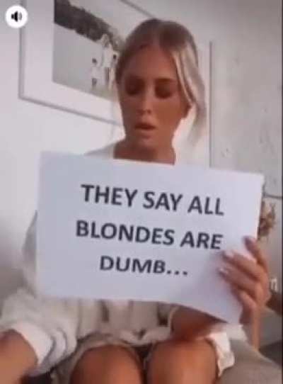 They just say..
