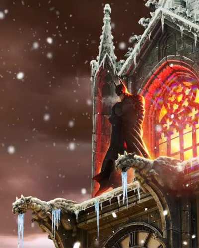 Batman on watch by Berkan Ozkan &bull; Werble animation