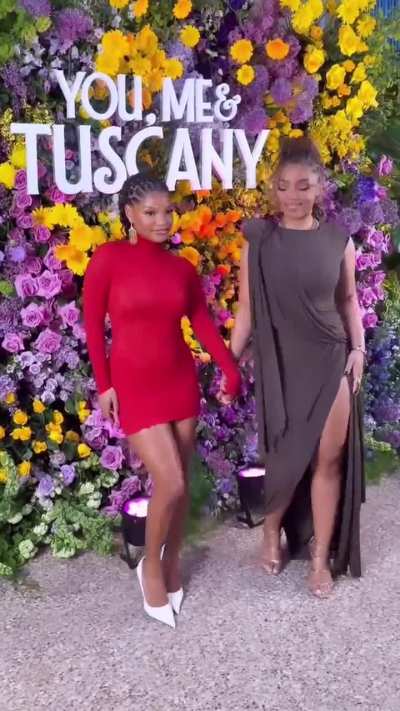 Halle and Chlo&euml; at the special screening for 'You, Me &amp;amp; Tuscany' | IG reel (Apr. 3, 2026)