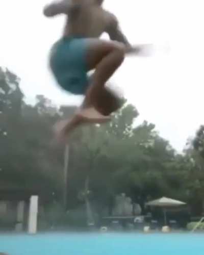 Swimming in the rain