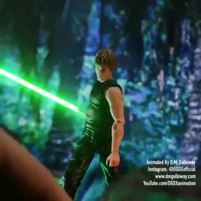 Thing attacks Luke, in this fun animation.
