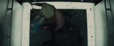 Lucky extra gets to dry hump Margot Robbie in booty shorts in Suicide Squad