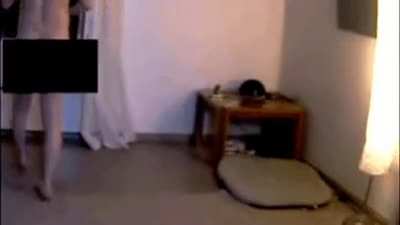 Russian double spy smoking a sigaret in his room