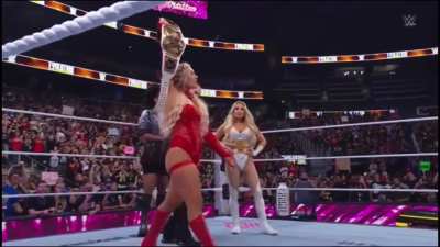 Trish Stratus &amp;amp; Tiffany Stratton Evolution 2 entrance