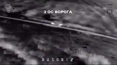 Ukrainian drone operators of the PUNK group of the 2nd Mechanized Battalion of the 3rd Assault Brigade targeted Russian infantry during the night. Kharkiv region, November 2024