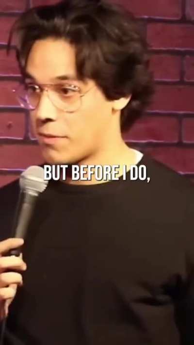 To finish a joke