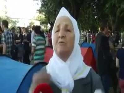 "Alsın beni hapise atsın ama bu ağa&ccedil;ları bıraksın" - 2013, 76 yaşındaki bir kadın.
