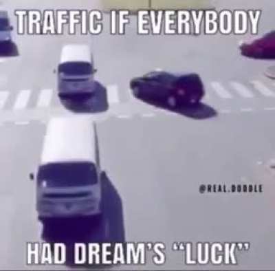 Guys he’s just lucky