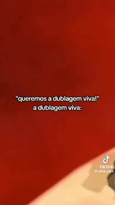 Melhor que a dublagem dos recentes ( e isso &eacute; verdade