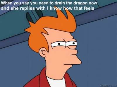 Maby she has a dragon
