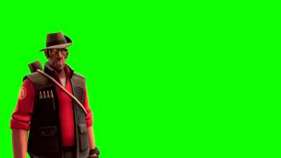 Sniper Says Skill Green Screen [SFM]