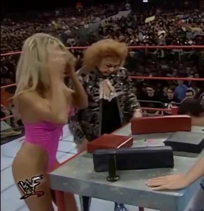 Terri Runnels bending over in thong