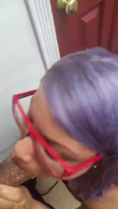 NSFW blowjob facial