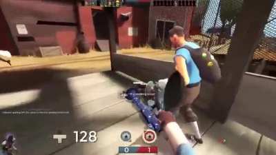 That scout is walking