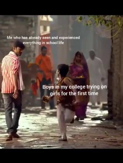 First sem mein hi sab pagal ho rakhe gf banane mein