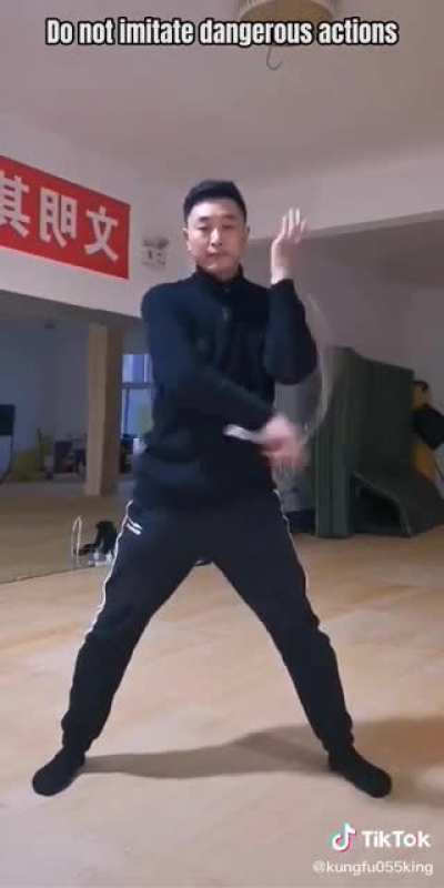 This guy's skill with nunchucks