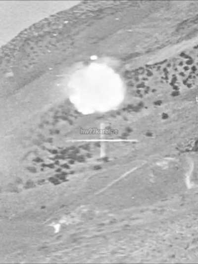 Mikoyan-Gurevich MiG-17 loses its starboard drop tank to 30mm cannon fire from a Dassault Mirage III during the 1967 Arab&ndash;Israeli War