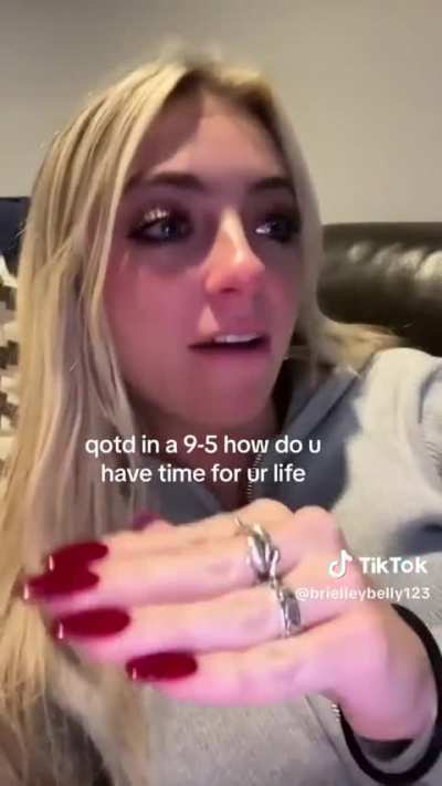 To work a real job