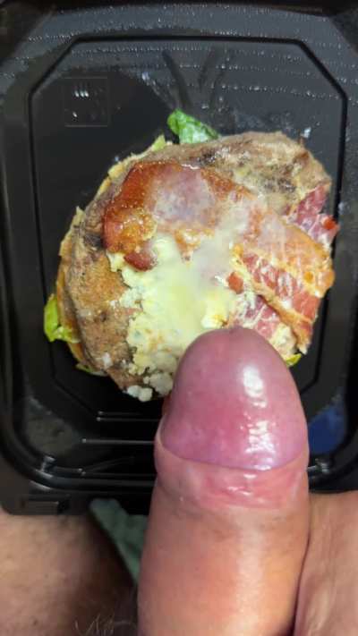 Who wants burger with extra ranch dressing?