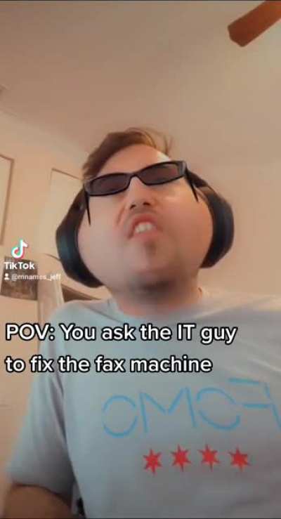 IT guys don't fix fax machines