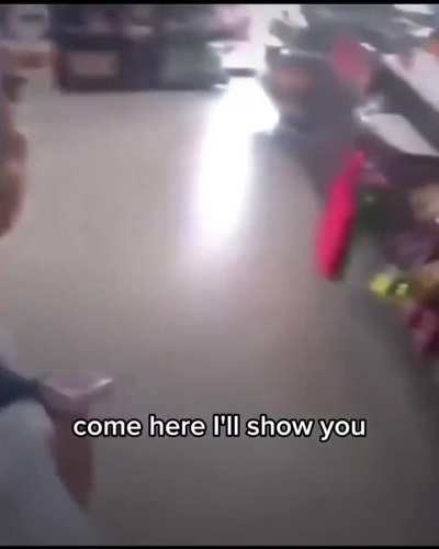 A chocolate for his teacher