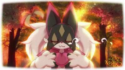 Had a dream that I had a Meowscarada in real life but I don't and I'm sad, here's one doing a magic trick